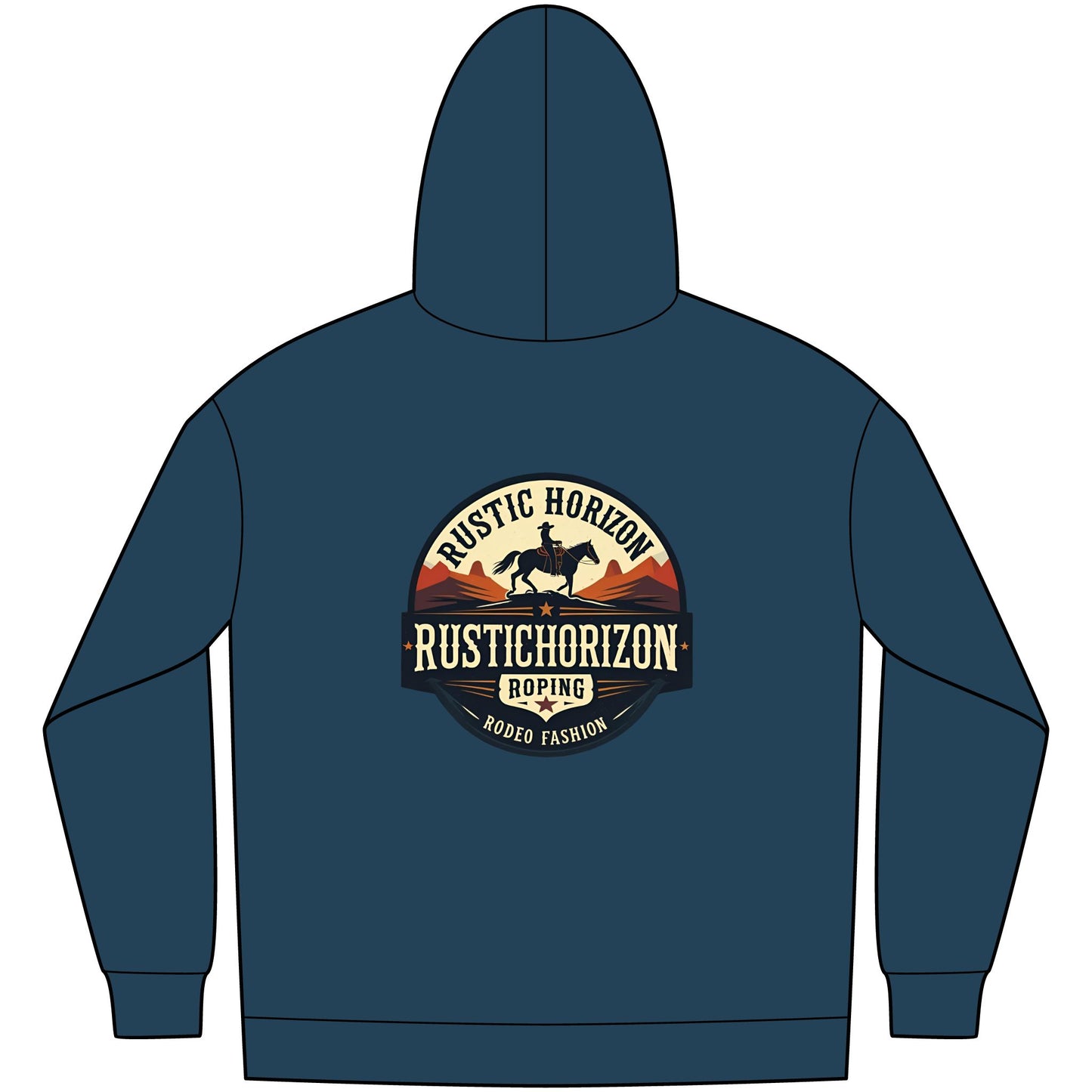 Unisex Western Fleece Hoodie, Rustic Fashion Sweatshirt, Cozy Winter Apparel, Gift for Rodeo Lovers, Casual Outdoor Clothing