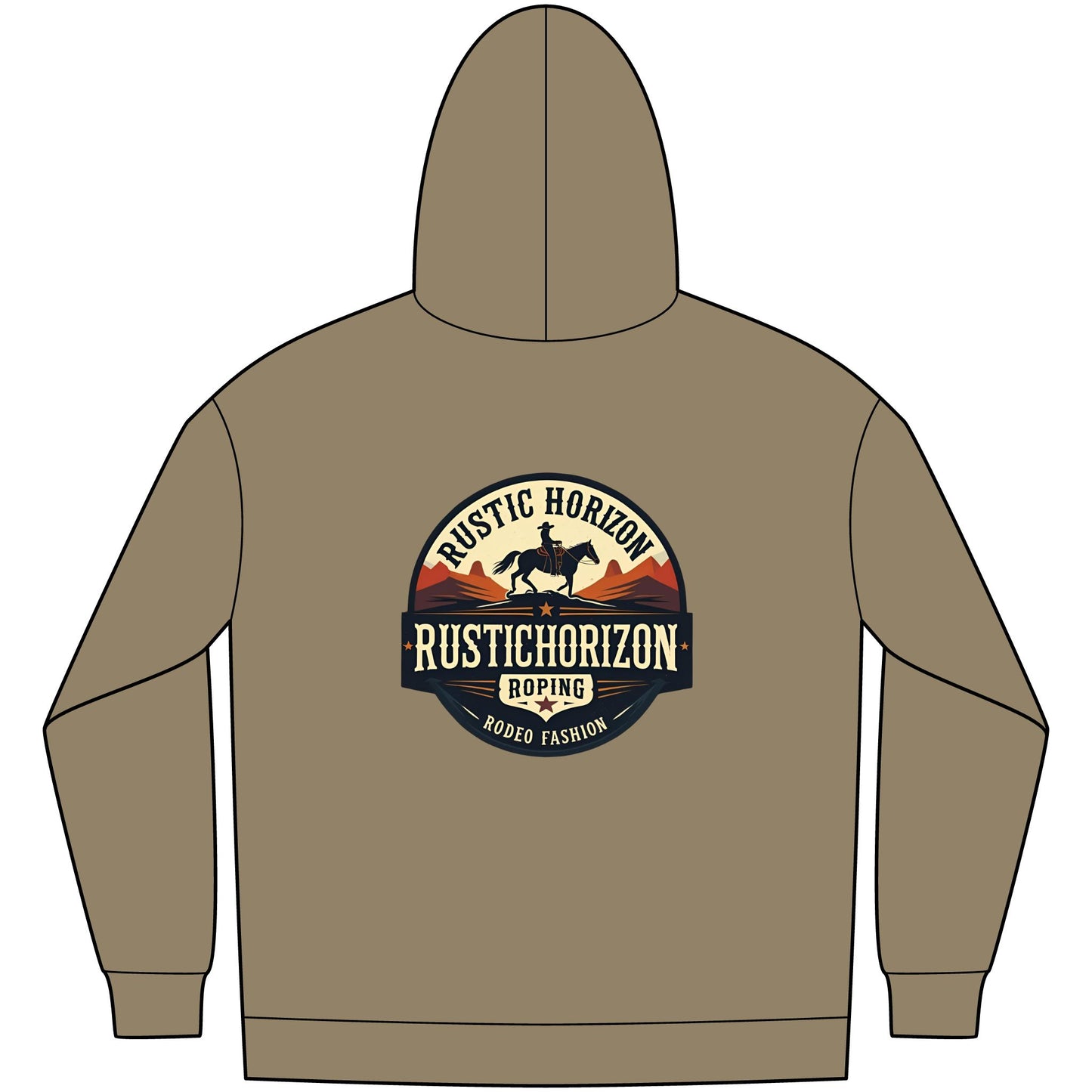Unisex Western Fleece Hoodie, Rustic Fashion Sweatshirt, Cozy Winter Apparel, Gift for Rodeo Lovers, Casual Outdoor Clothing