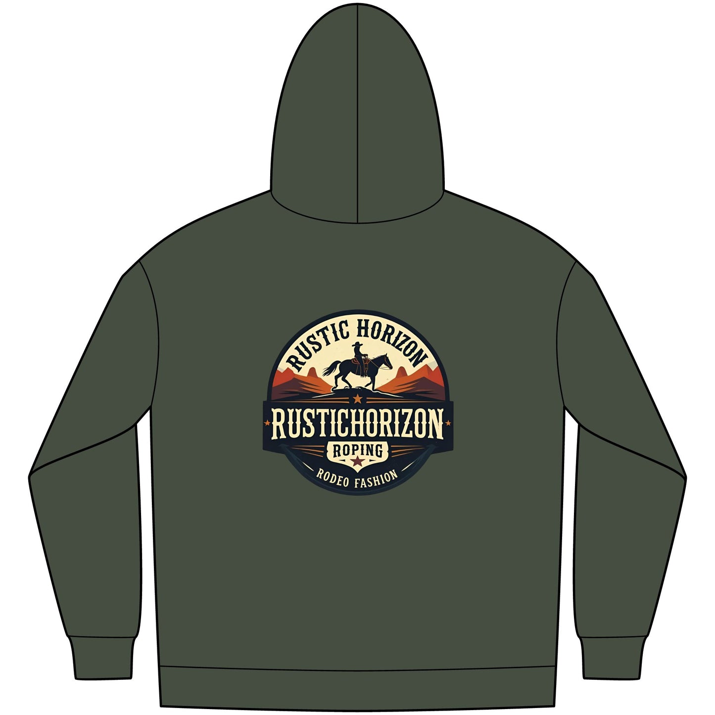Unisex Western Fleece Hoodie, Rustic Fashion Sweatshirt, Cozy Winter Apparel, Gift for Rodeo Lovers, Casual Outdoor Clothing