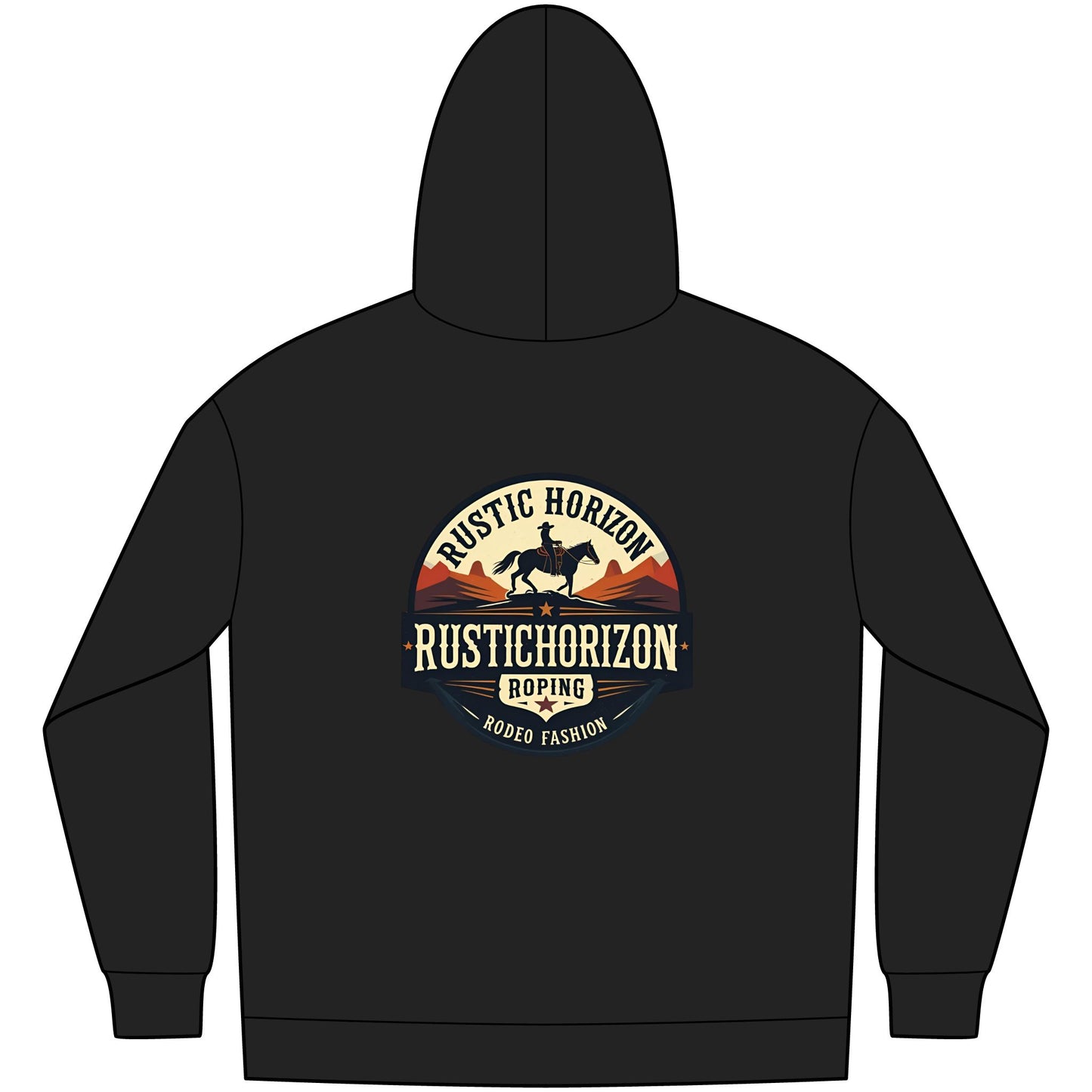 Unisex Western Fleece Hoodie, Rustic Fashion Sweatshirt, Cozy Winter Apparel, Gift for Rodeo Lovers, Casual Outdoor Clothing