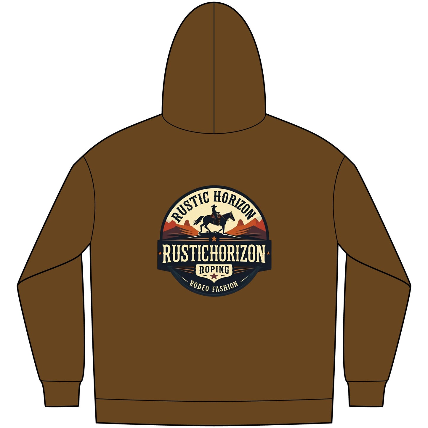 Unisex Western Fleece Hoodie, Rustic Fashion Sweatshirt, Cozy Winter Apparel, Gift for Rodeo Lovers, Casual Outdoor Clothing