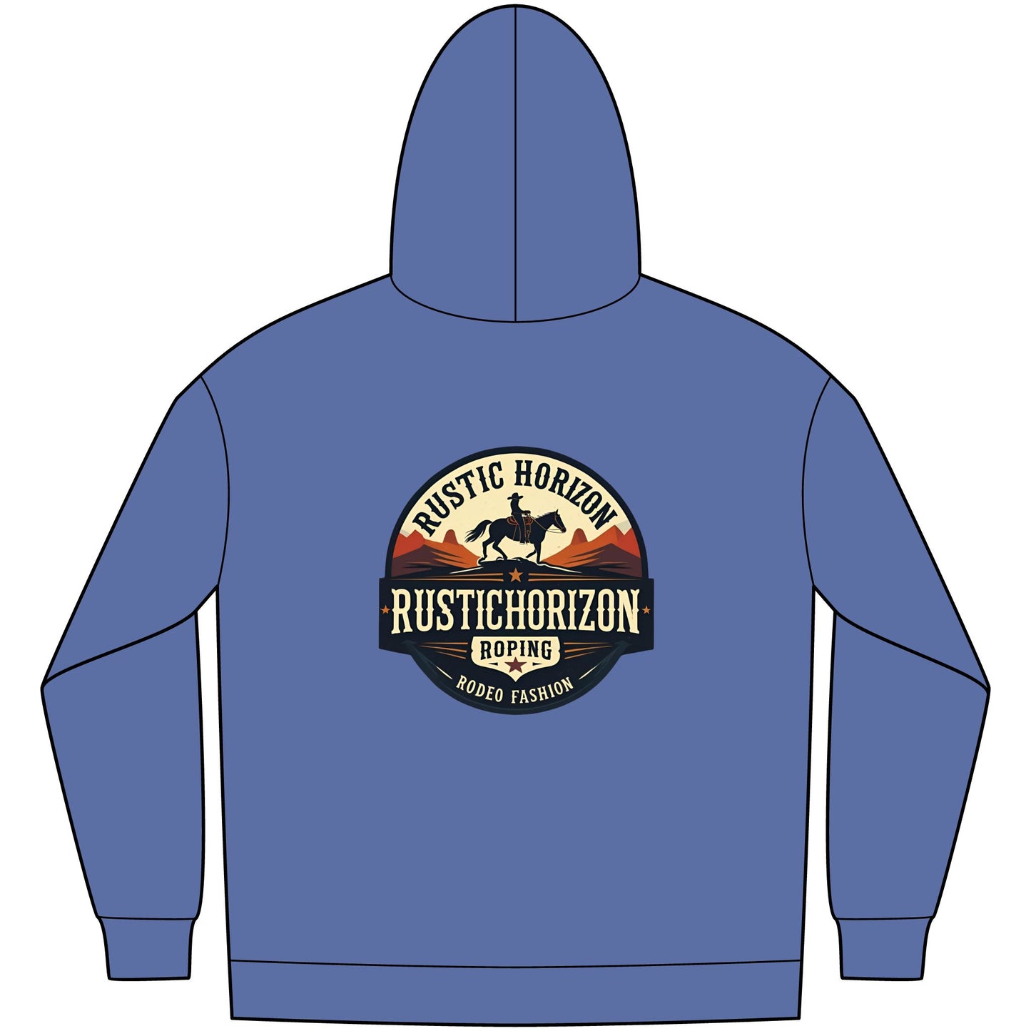 Unisex Western Fleece Hoodie, Rustic Fashion Sweatshirt, Cozy Winter Apparel, Gift for Rodeo Lovers, Casual Outdoor Clothing