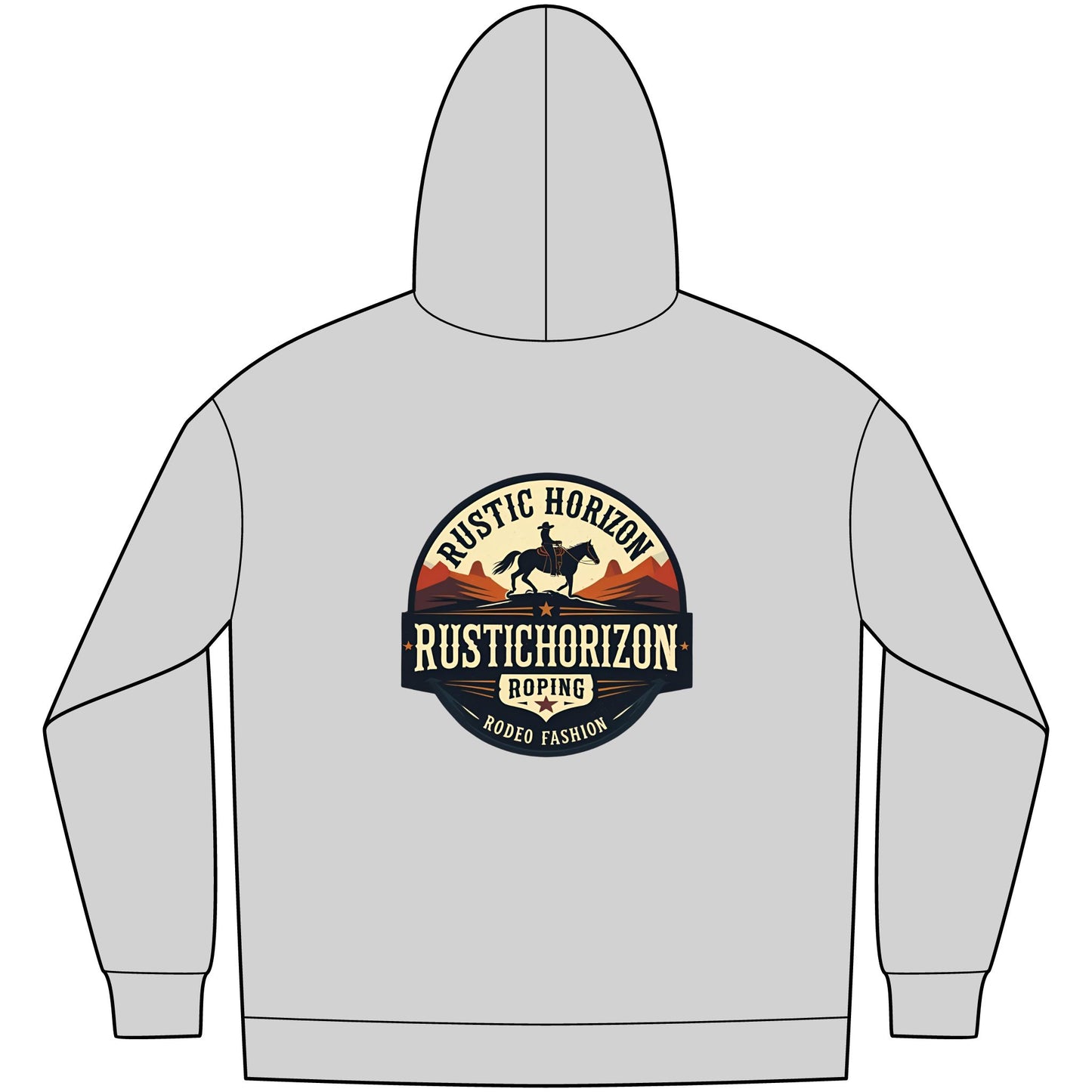 Unisex Western Fleece Hoodie, Rustic Fashion Sweatshirt, Cozy Winter Apparel, Gift for Rodeo Lovers, Casual Outdoor Clothing