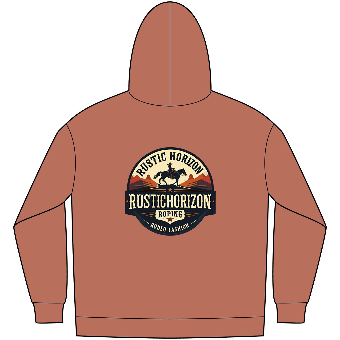 Unisex Western Fleece Hoodie, Rustic Fashion Sweatshirt, Cozy Winter Apparel, Gift for Rodeo Lovers, Casual Outdoor Clothing