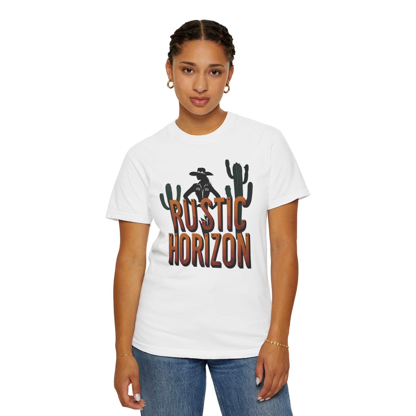 Rustic Horizon UNISEX T-Shirt｜Festival Wear, Casual Outfit, Gift for Nature Lovers, Vintage Style Tee, Summer Essential
