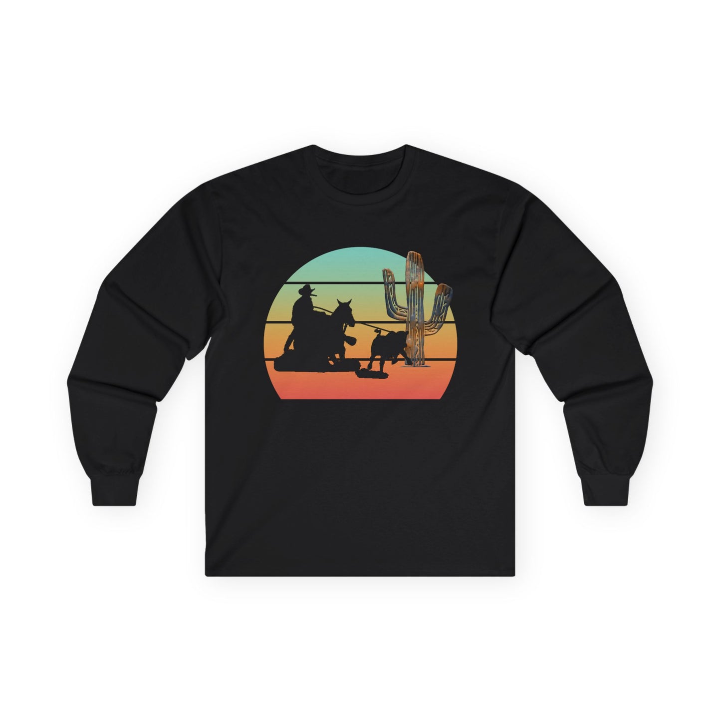 Unisex Ultra Cotton Long Sleeve Tee CALF ROPING