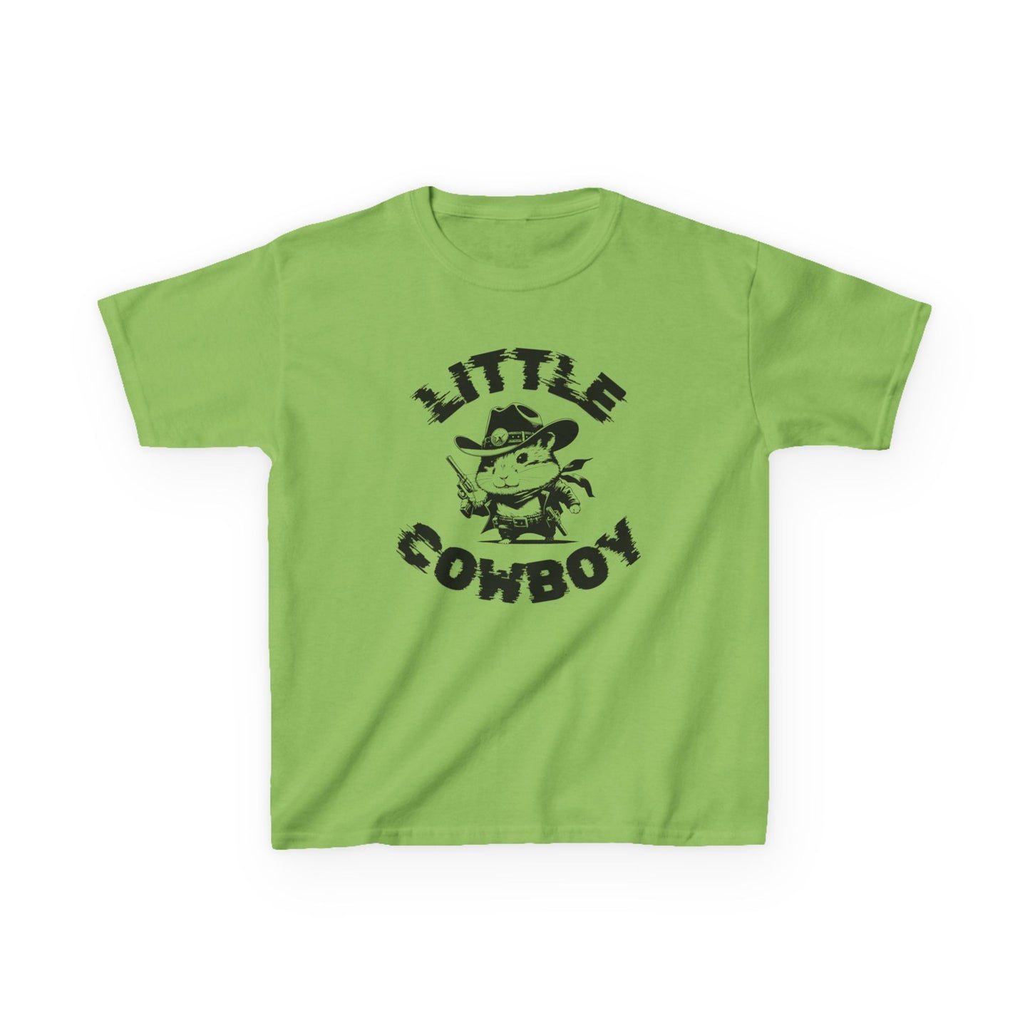 Kids Tee - Little Hamster Cowboy Design