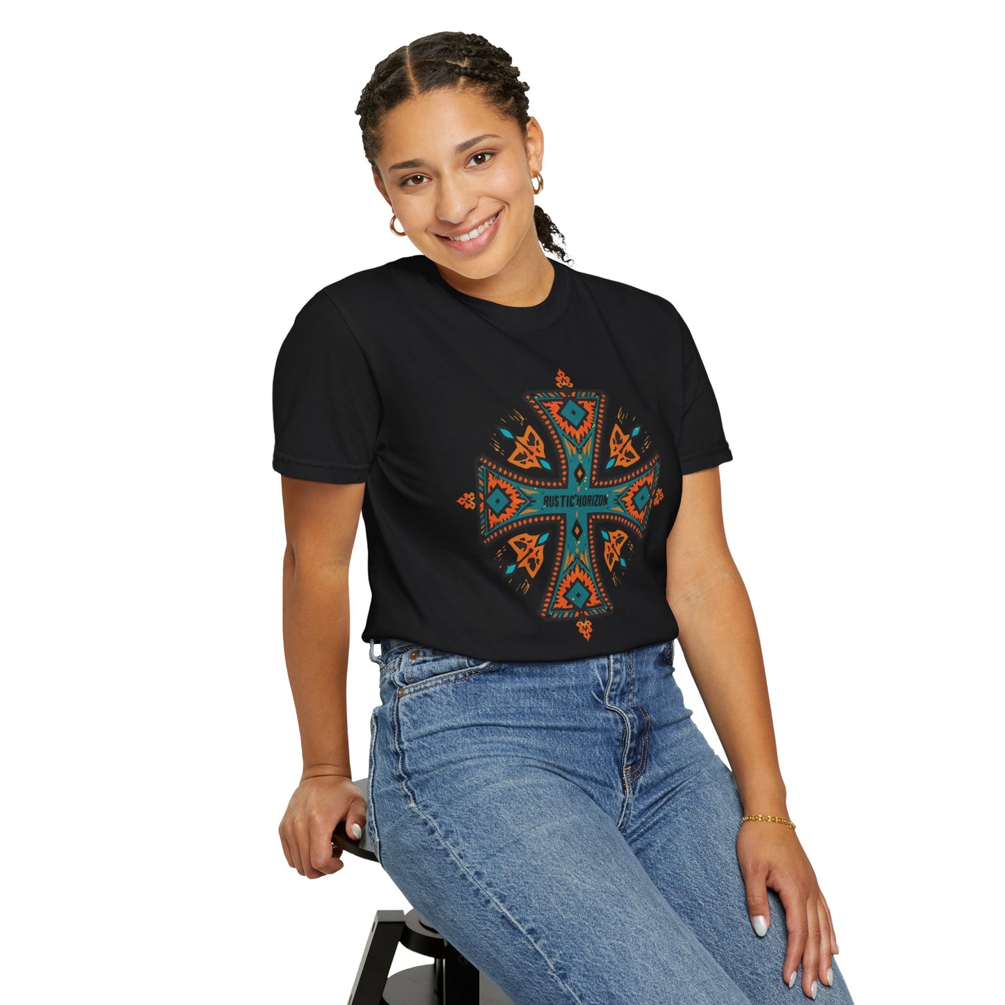 Style Rustic Horizon UNISEX T-Shirt｜Festival Wear, Casual Outfit, Gift for Nature Lovers, Vintage Style Tee, Summer Essential