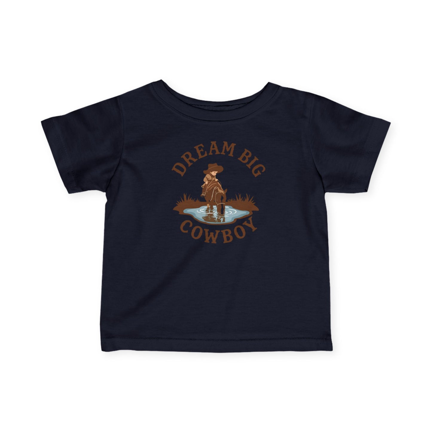 'Dream Big Cowboy' Western Baby Shirt