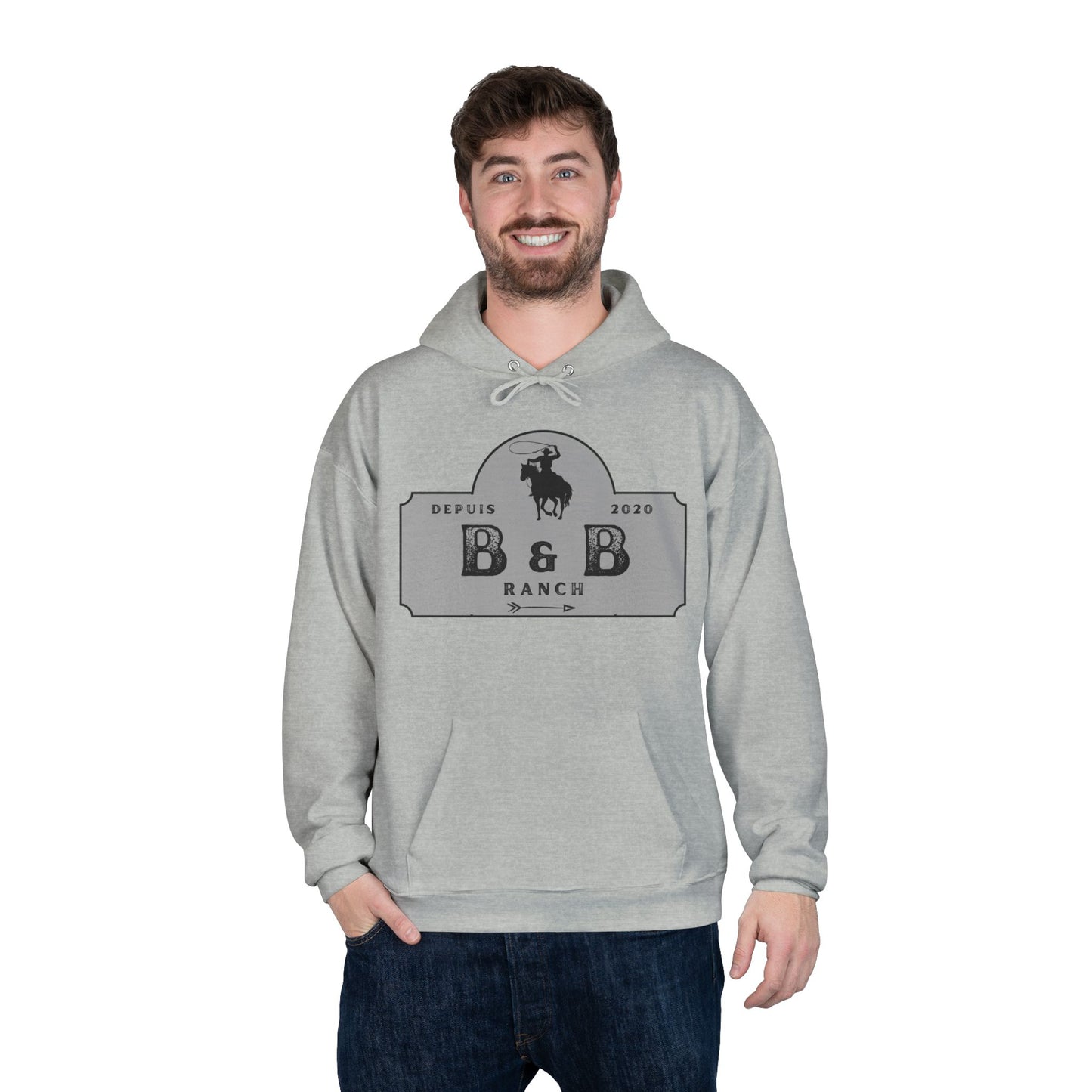 RANCH B & B LOGO Unisex EcoSmart® Pullover Hoodie Sweatshirt
