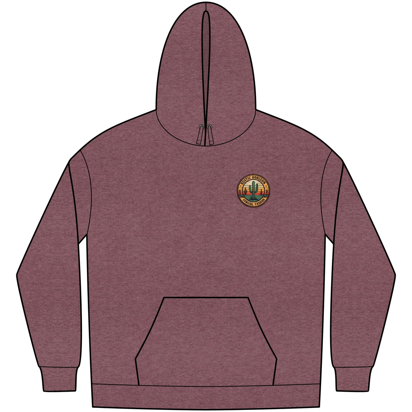 Cowgirl Unisex Western Fleece Hoodie, Rustic Fashion Sweatshirt, Cozy Winter Apparel, Gift for Rodeo Lovers, Casual Outdoor Clothing