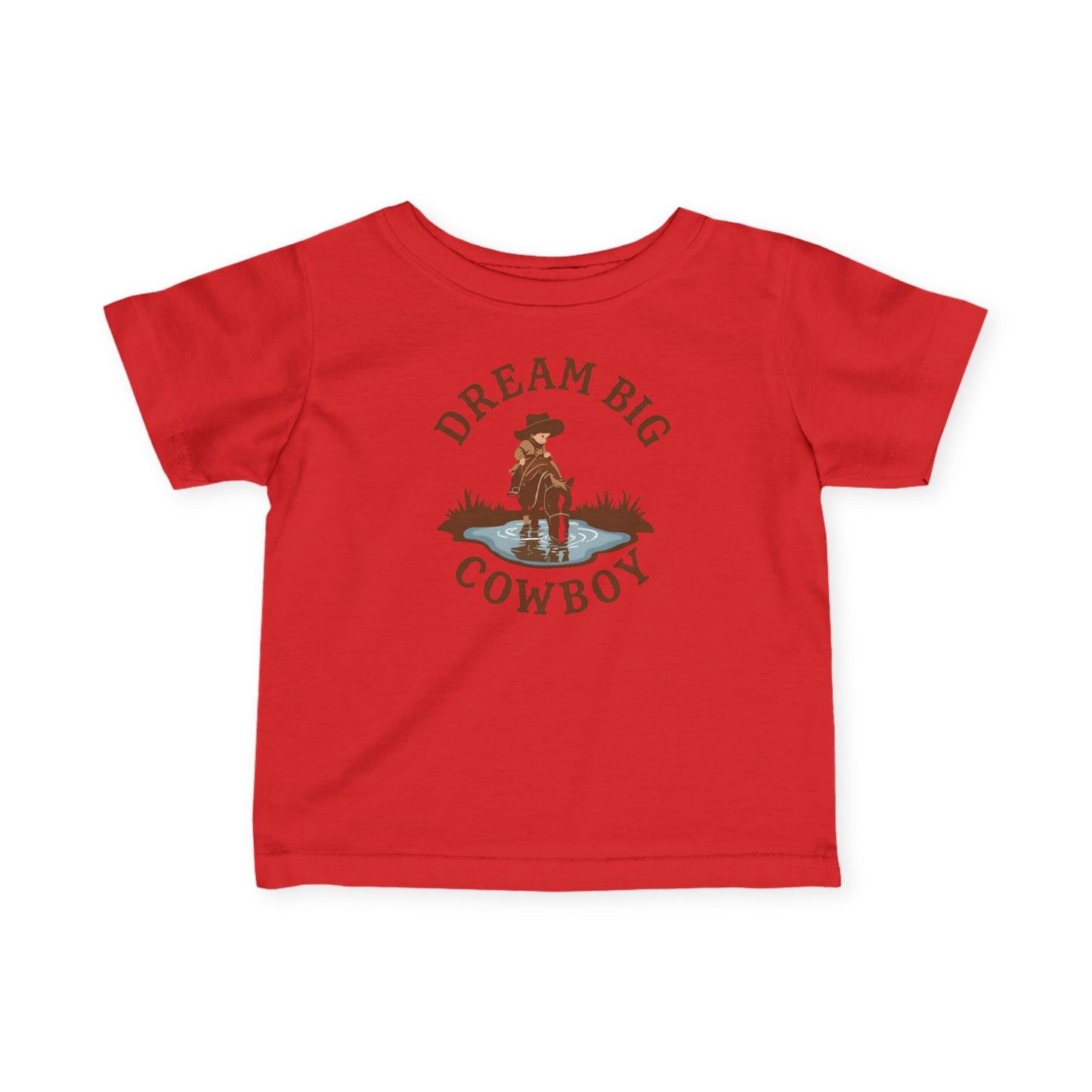 'Dream Big Cowboy' Western Baby Shirt
