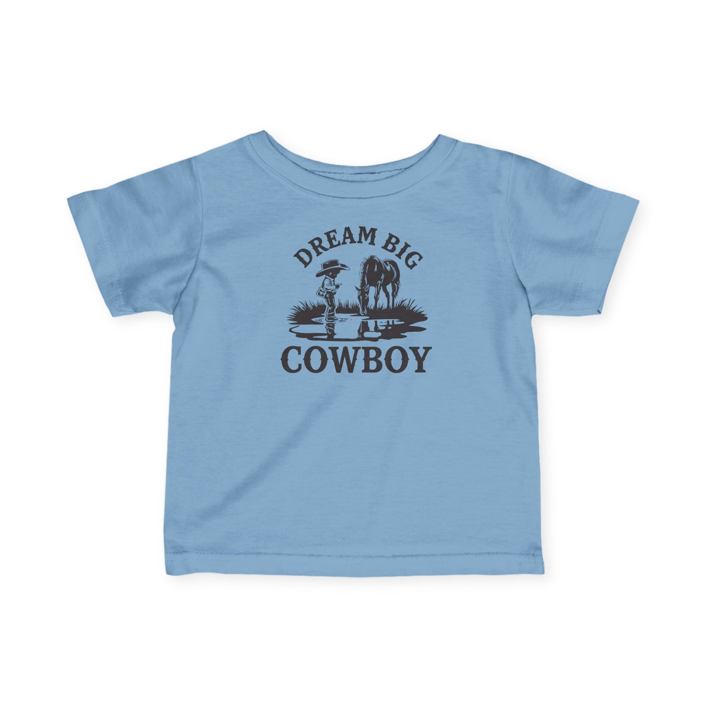 'Dream Big Cowboy' Western Baby Shirt