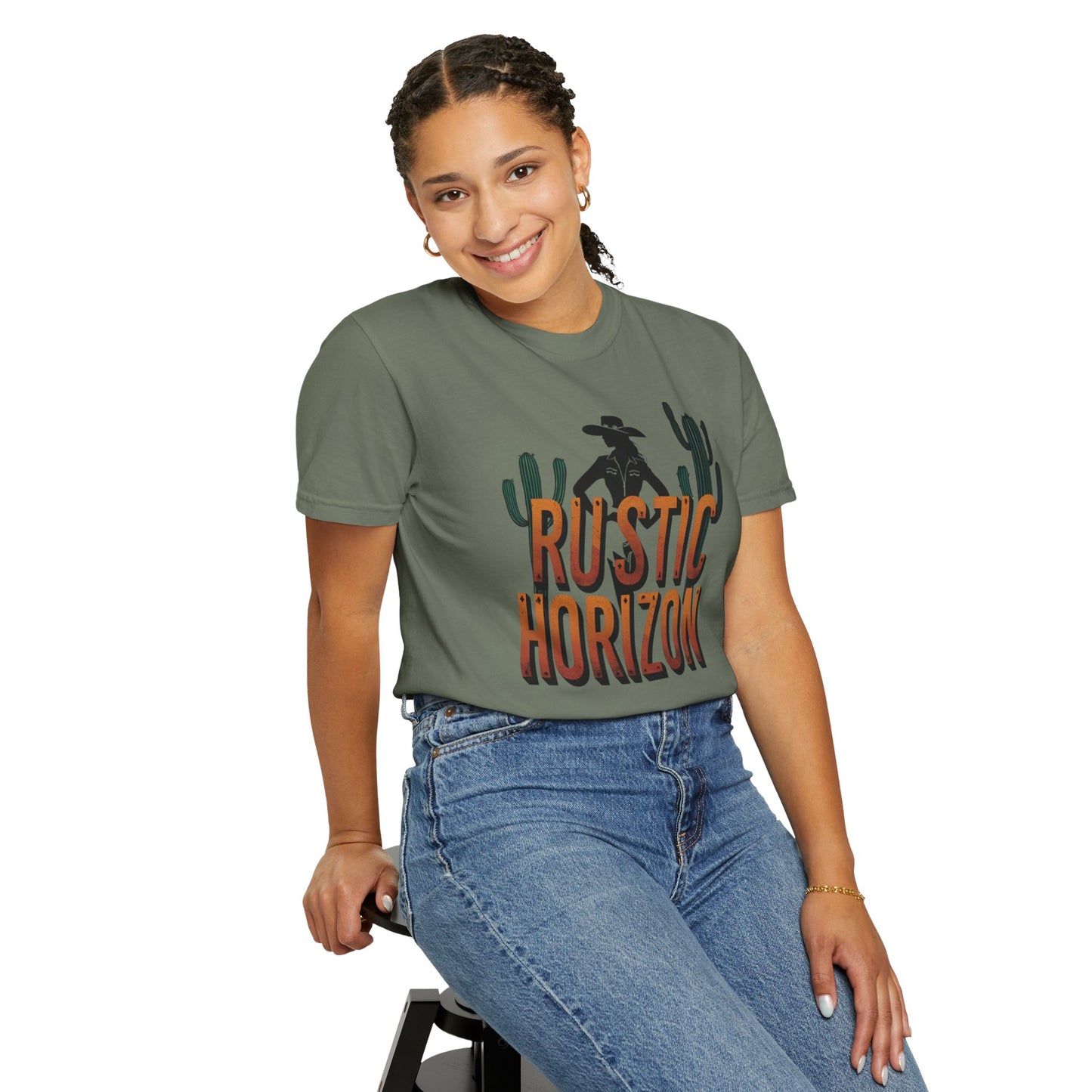 Rustic Horizon UNISEX T-Shirt｜Festival Wear, Casual Outfit, Gift for Nature Lovers, Vintage Style Tee, Summer Essential