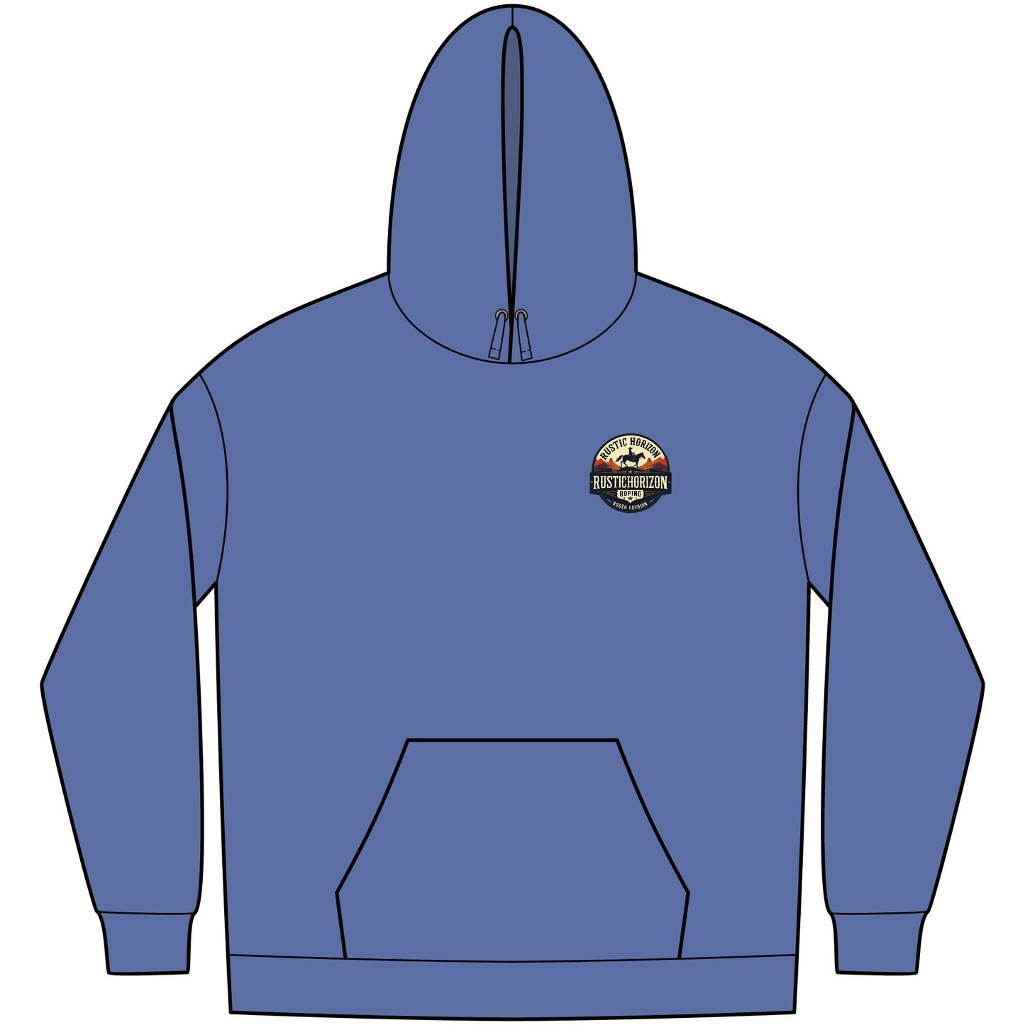 Unisex Western Fleece Hoodie, Rustic Fashion Sweatshirt, Cozy Winter Apparel, Gift for Rodeo Lovers, Casual Outdoor Clothing