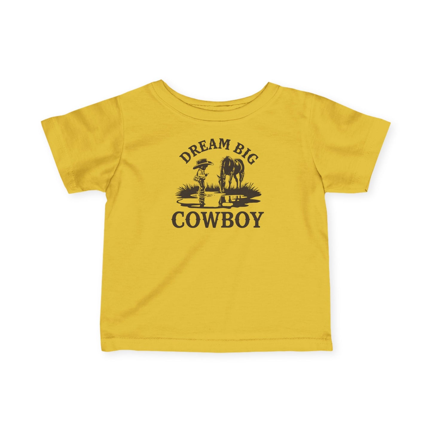 'Dream Big Cowboy' Western Baby Shirt
