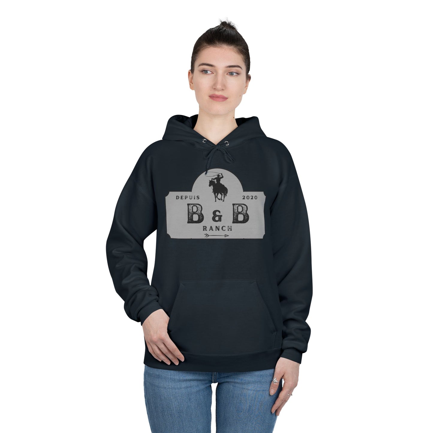 RANCH B & B LOGO Unisex EcoSmart® Pullover Hoodie Sweatshirt