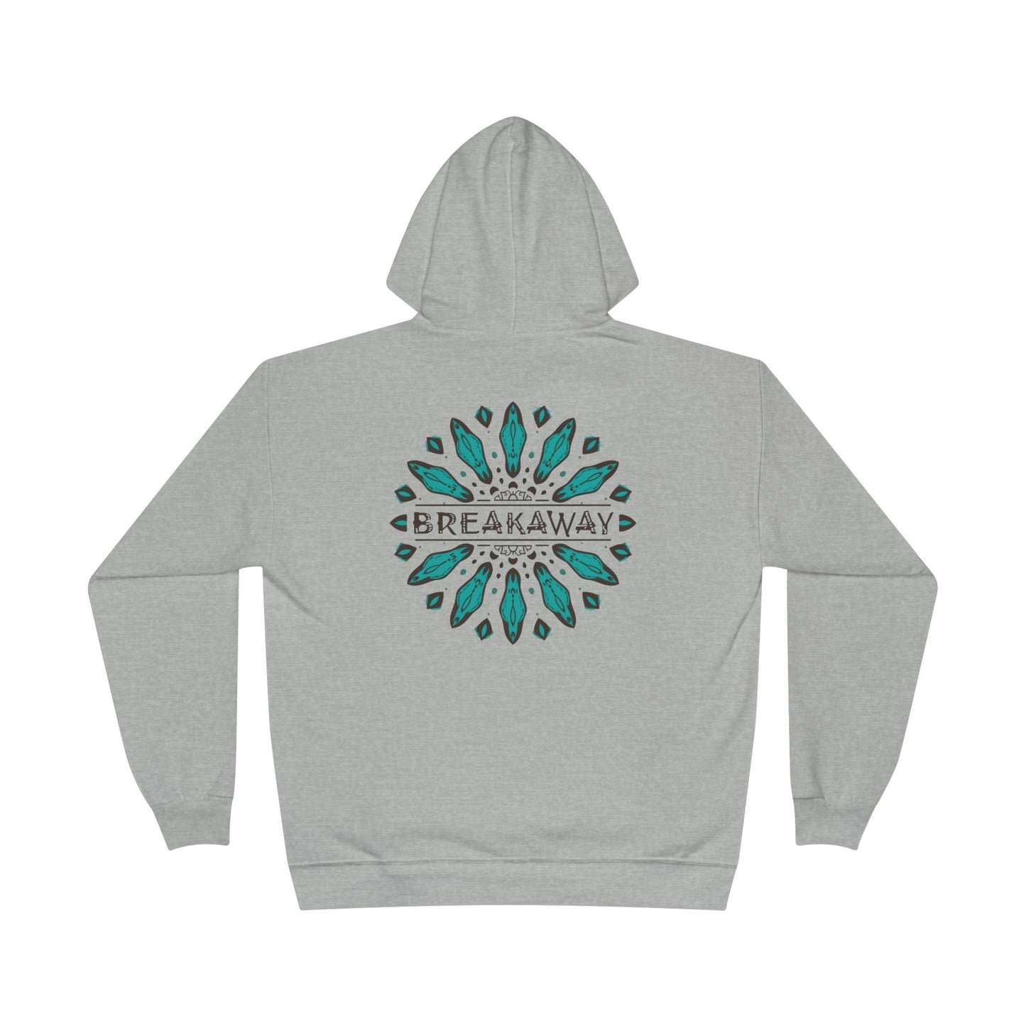 Hoodie Unisexe Breakaway - Turquoise Simple