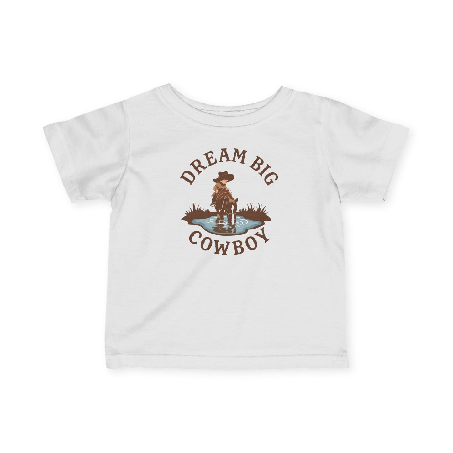 'Dream Big Cowboy' Western Baby Shirt