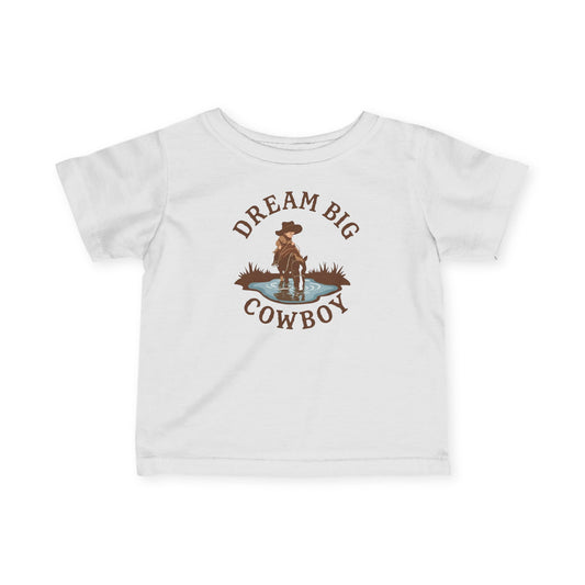 'Dream Big Cowboy' Western Baby Shirt