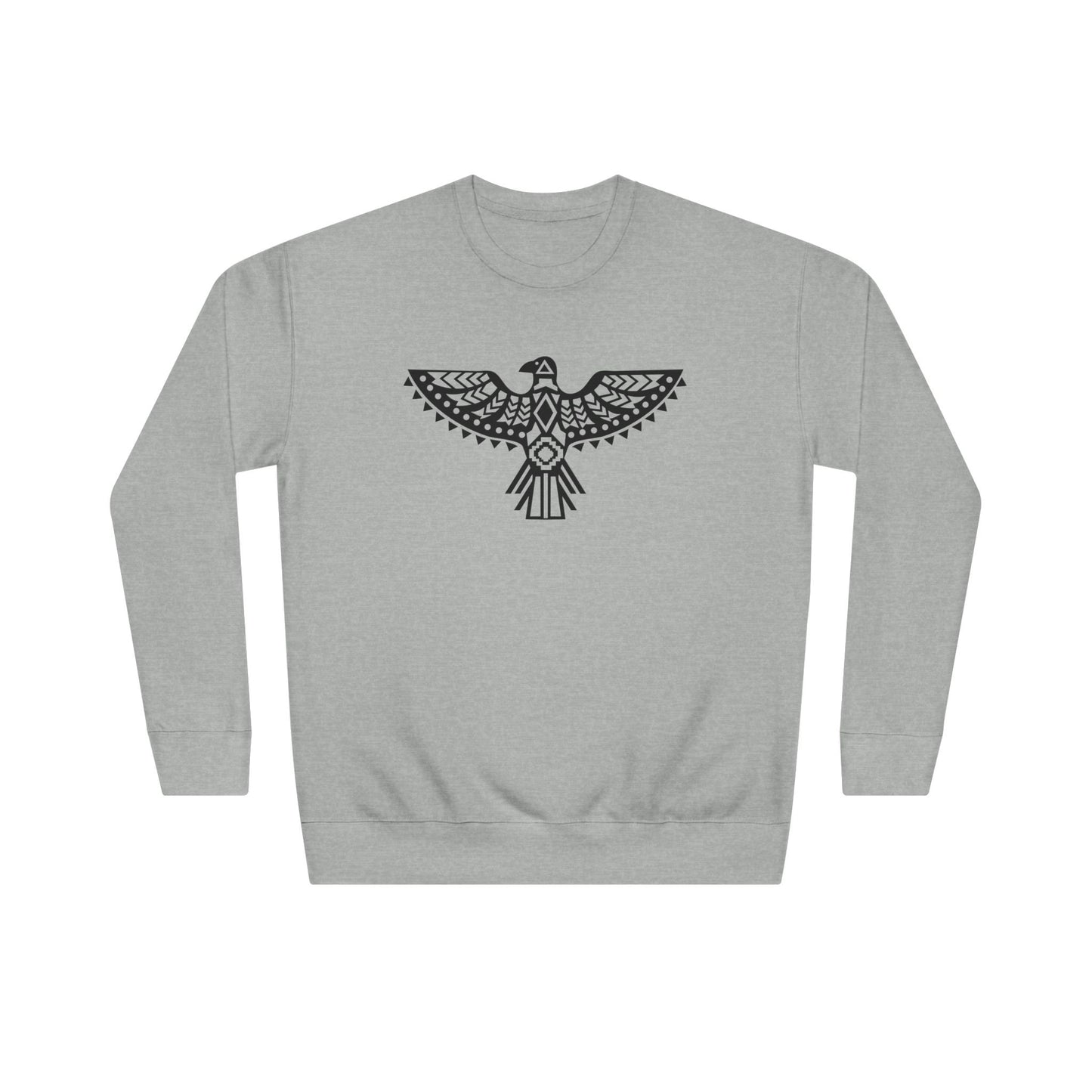 Tribal Eagle Unisex Crew Sweatshirt - Cozy Cultural Artwear