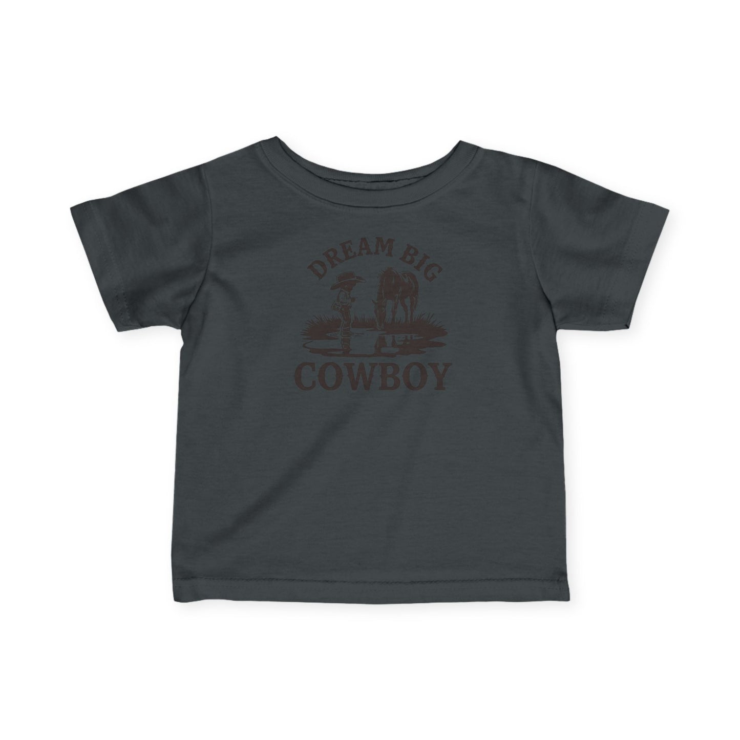 'Dream Big Cowboy' Western Baby Shirt