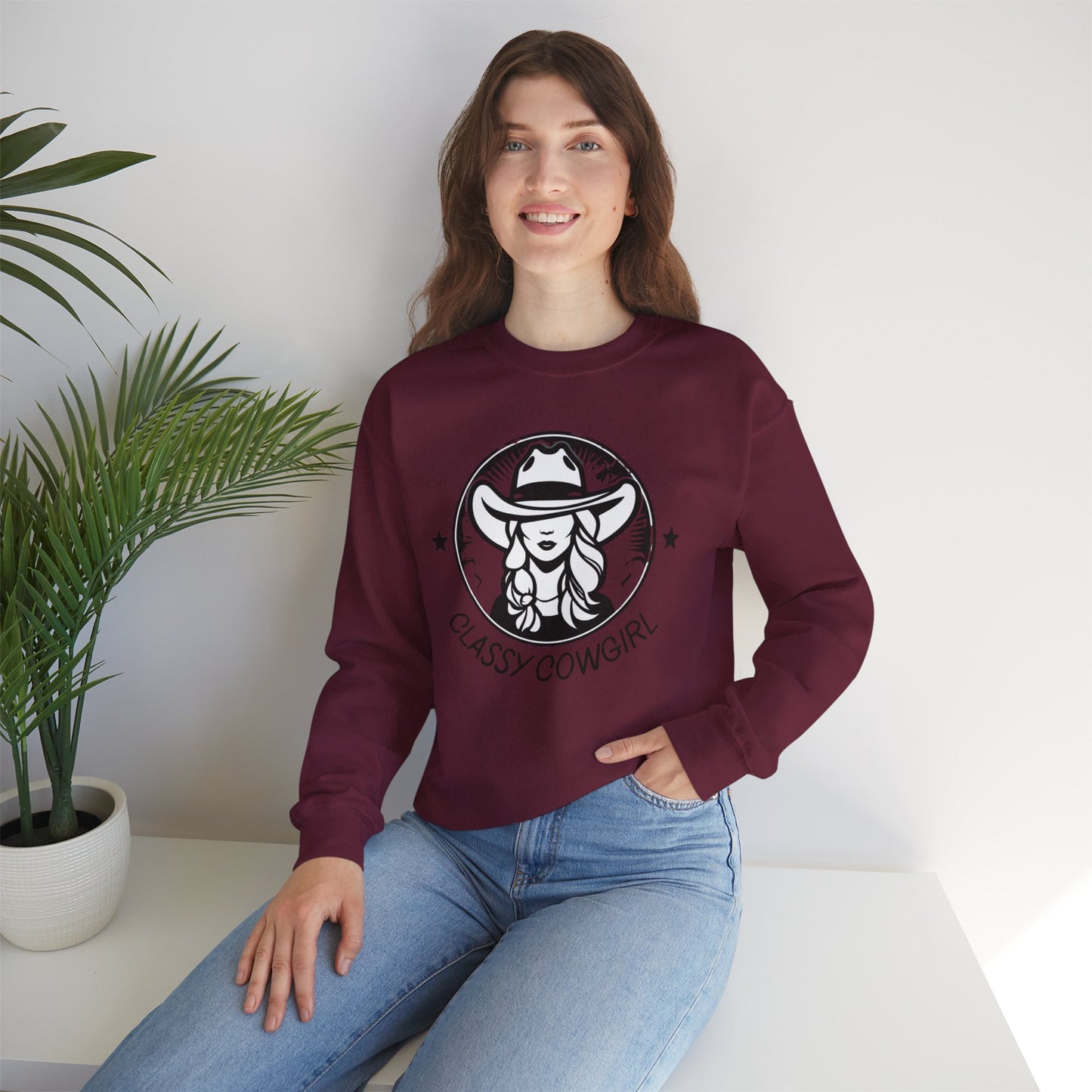 Classy Cowgirl Fashion Sweatshirt