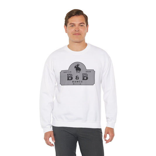 B & B RANCH LOGO Unisex Heavy Blend™ Crewneck Sweatshirt
