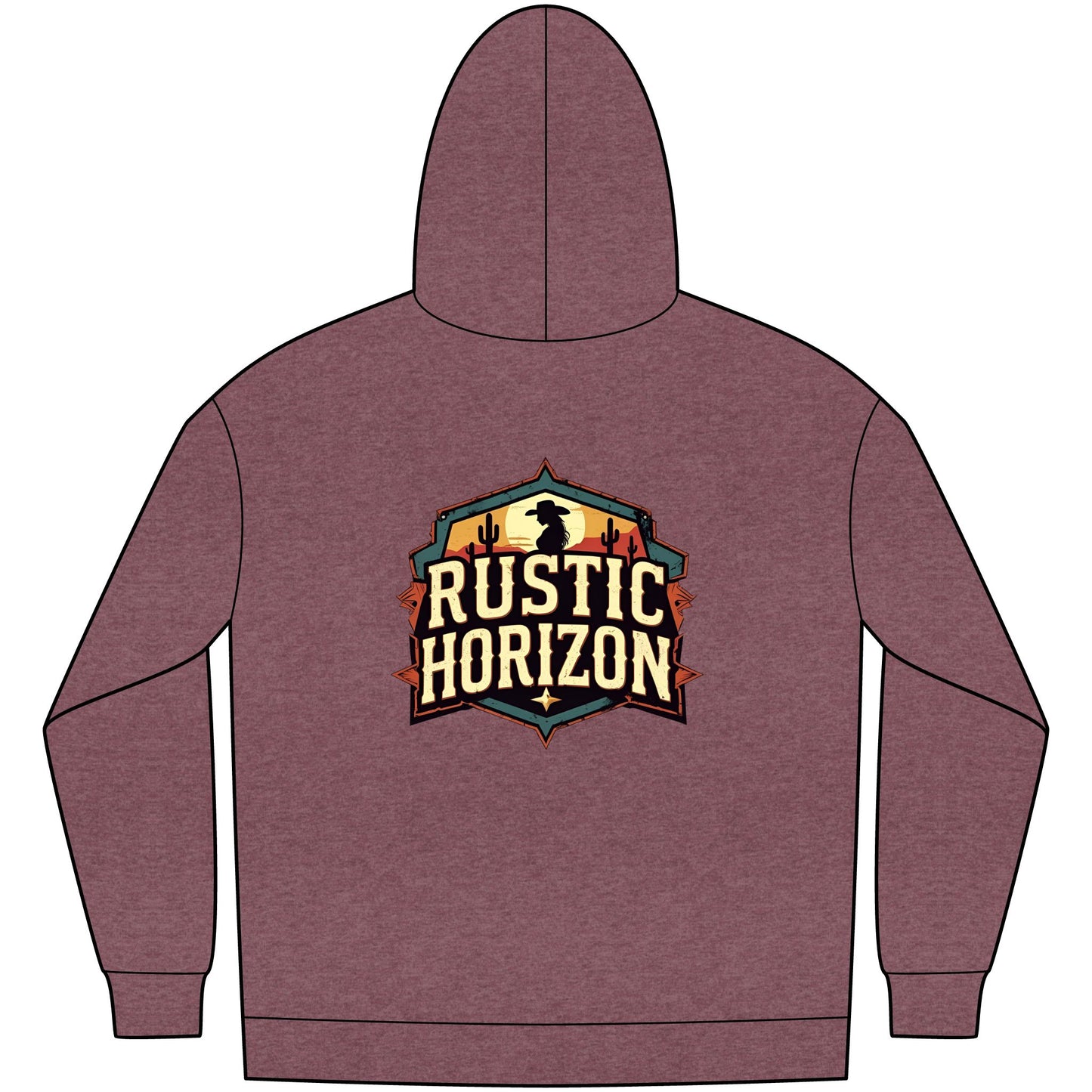 Cowgirl Unisex Western Fleece Hoodie, Rustic Fashion Sweatshirt, Cozy Winter Apparel, Gift for Rodeo Lovers, Casual Outdoor Clothing