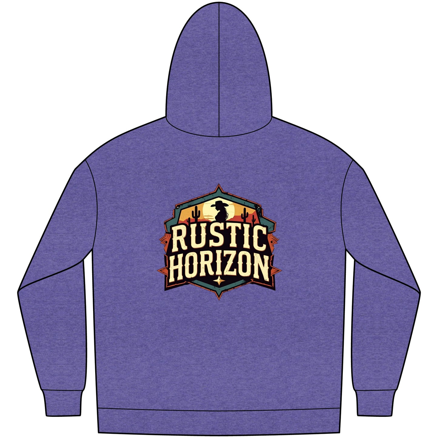 Cowgirl Unisex Western Fleece Hoodie, Rustic Fashion Sweatshirt, Cozy Winter Apparel, Gift for Rodeo Lovers, Casual Outdoor Clothing