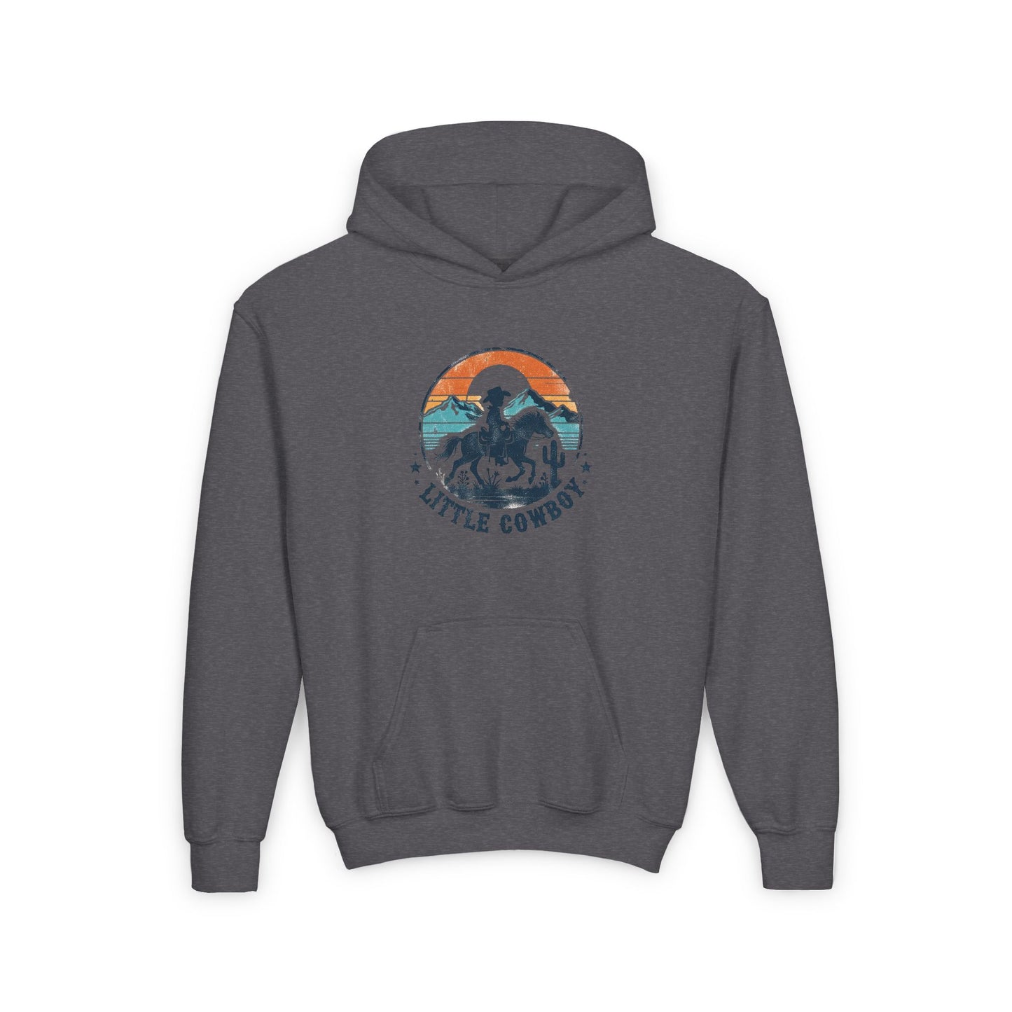 LITTLE COWBOY Youth Heavy Blend Hooded Sweatshirt