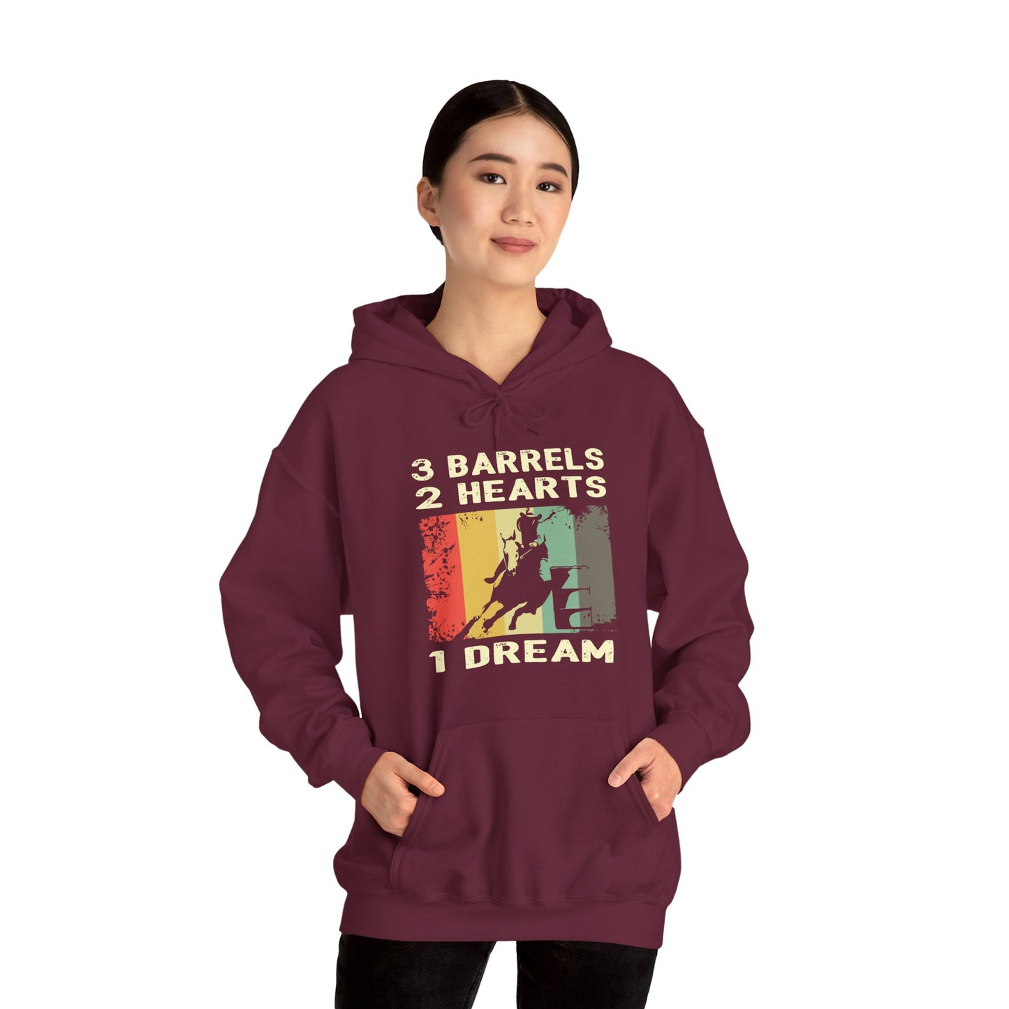 BARREL RACING Unisex Heavy Blend™ Hooded Sweatshirt