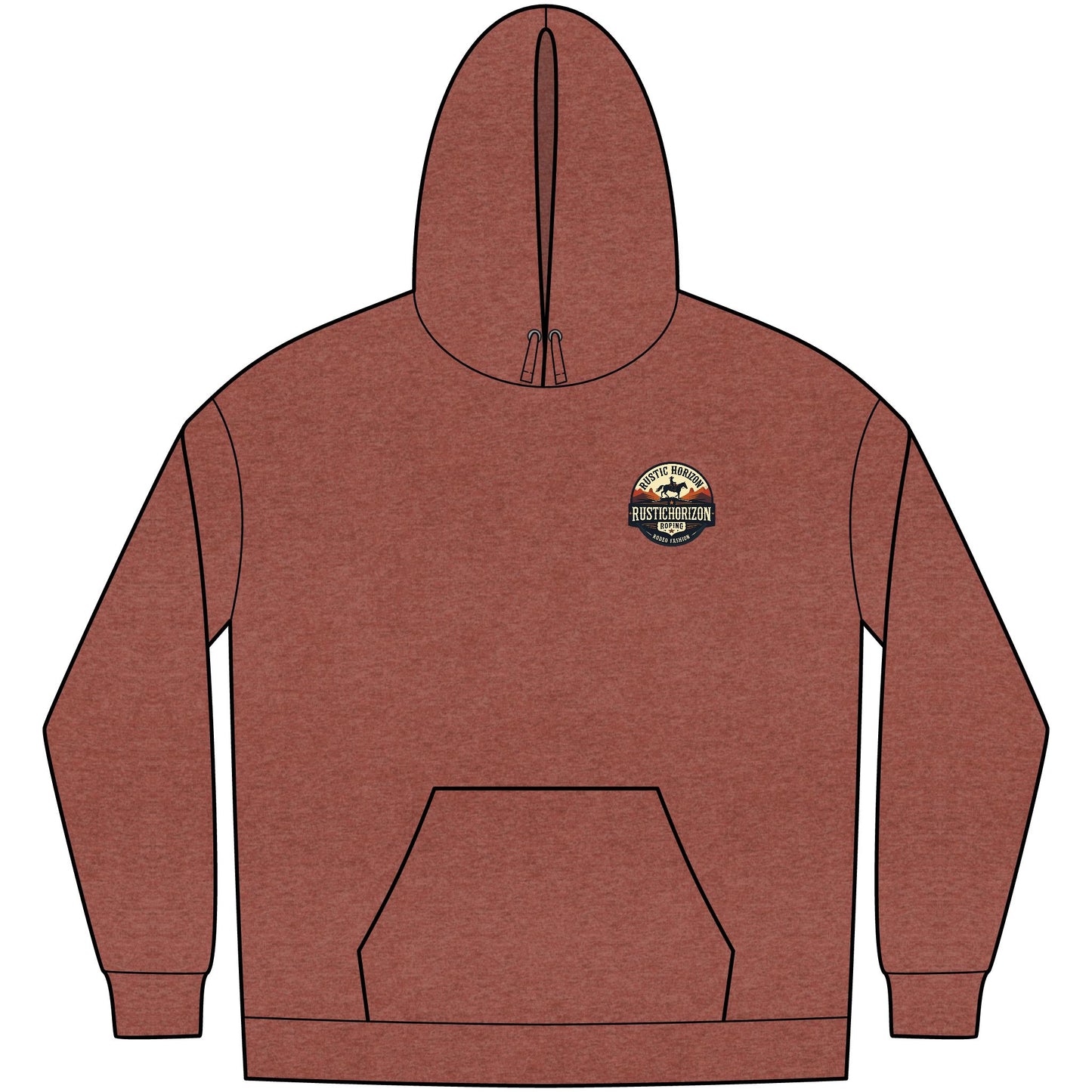 Unisex Western Fleece Hoodie, Rustic Fashion Sweatshirt, Cozy Winter Apparel, Gift for Rodeo Lovers, Casual Outdoor Clothing