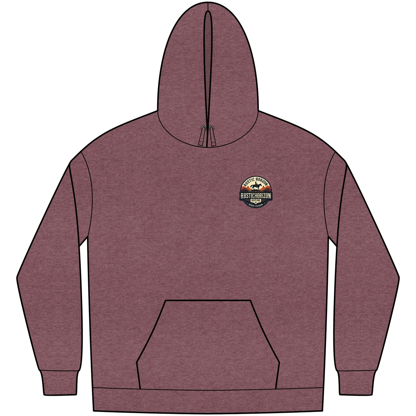 Unisex Western Fleece Hoodie, Rustic Fashion Sweatshirt, Cozy Winter Apparel, Gift for Rodeo Lovers, Casual Outdoor Clothing