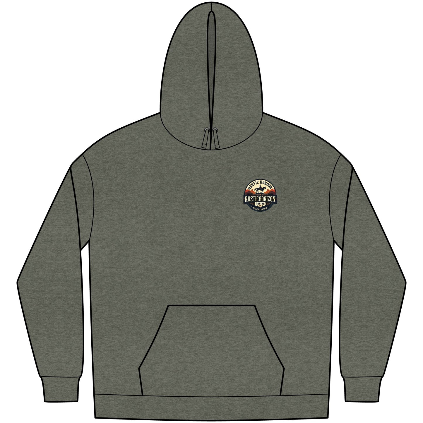 Unisex Western Fleece Hoodie, Rustic Fashion Sweatshirt, Cozy Winter Apparel, Gift for Rodeo Lovers, Casual Outdoor Clothing