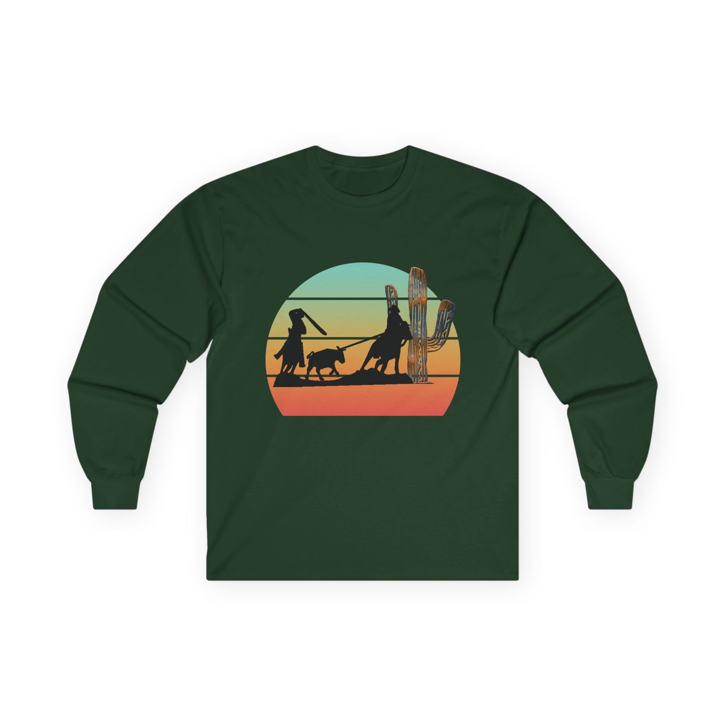 Unisex Ultra Cotton Long Sleeve Tee TEAM ROPING