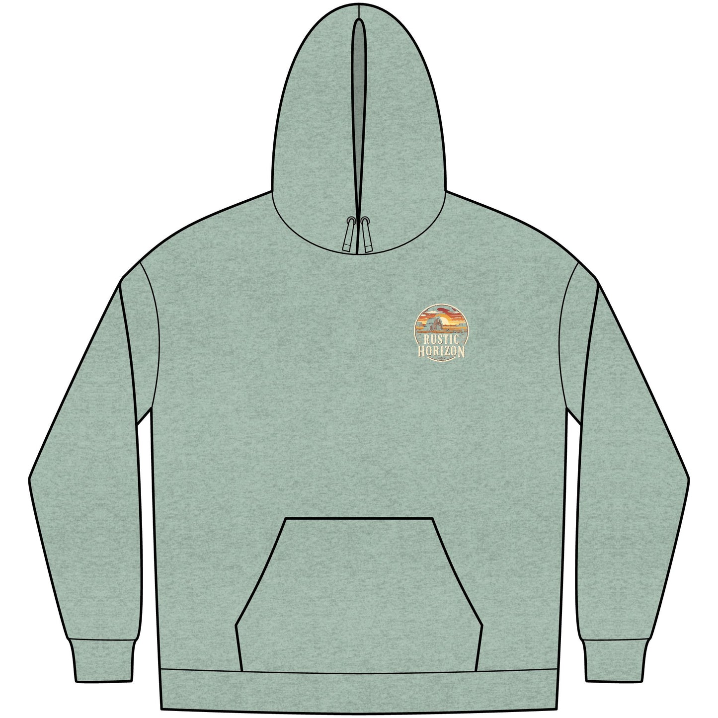 Unisex Western Fleece Hoodie, Rustic Fashion Sweatshirt, Cozy Winter Apparel, Gift for Rodeo Lovers, Casual Outdoor Clothing