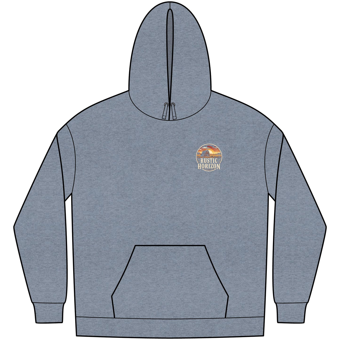 Unisex Western Fleece Hoodie, Rustic Fashion Sweatshirt, Cozy Winter Apparel, Gift for Rodeo Lovers, Casual Outdoor Clothing